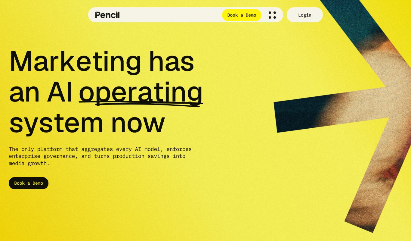 Pencil homepage
